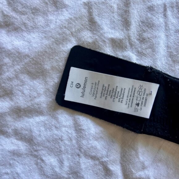 Lululemon Simply Sheer Bra Black 34C – Soft, Stretchy, Breathable - Picture 10 of 10